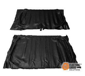 STEELENG Front Seat Cushion Cover Set, Black for Club Car DS — Electric Drive Solutions