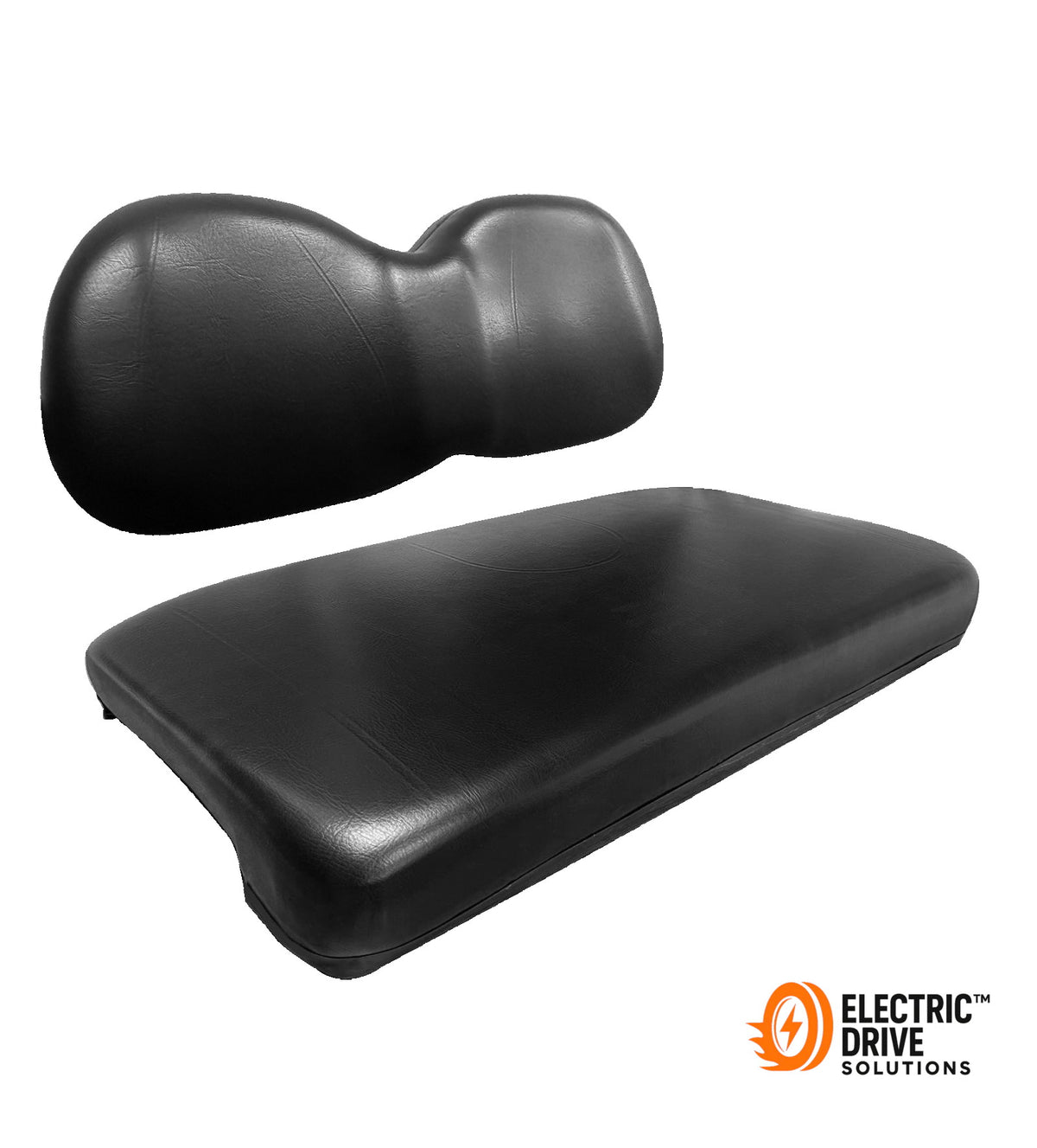 STEELENG KOZIP Basic Cushion Set Front Seat for Club Car DS (2000.5-up), Black — Electric Drive Solutions