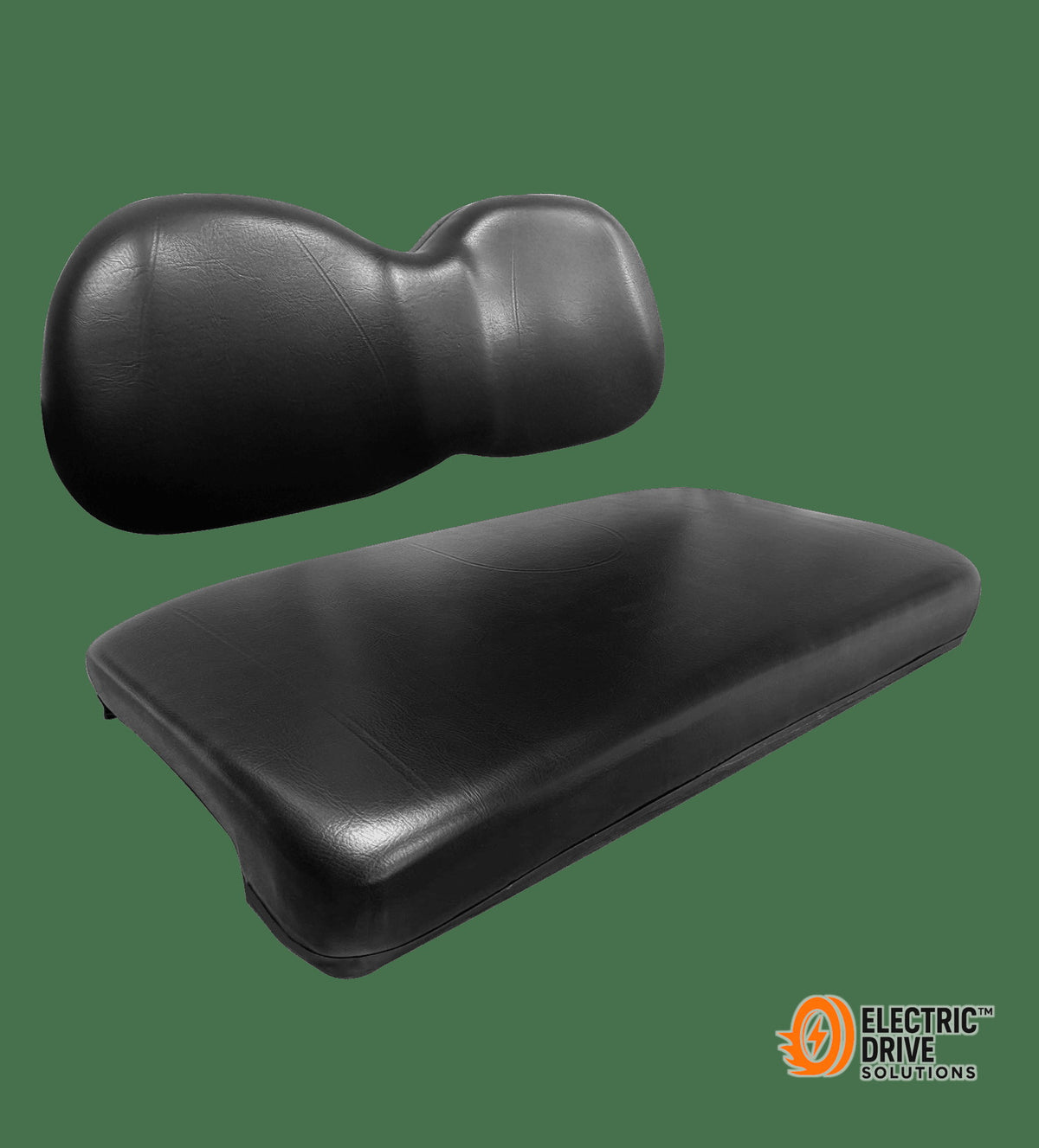 STEELENG KOZIP Basic Cushion Set Front Seat for EZGO TXT (2014-up), Black — Electric Drive Solutions