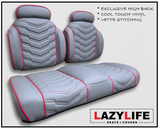 Premium Two-Tone High Back Seats with Headrest