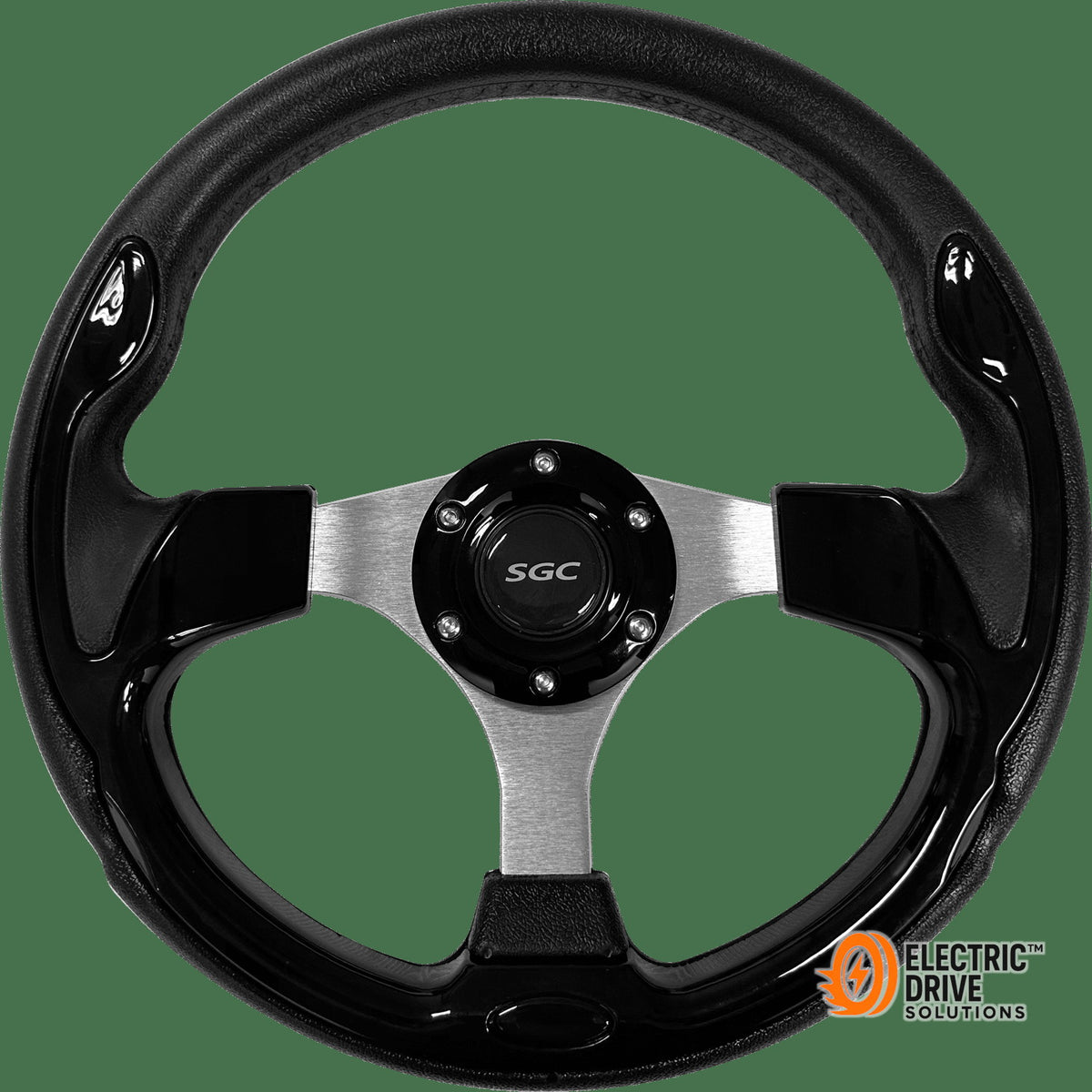 STEELENG SW05 STEERING WHEEL, Sporty, Glossy Black — Electric Drive Solutions