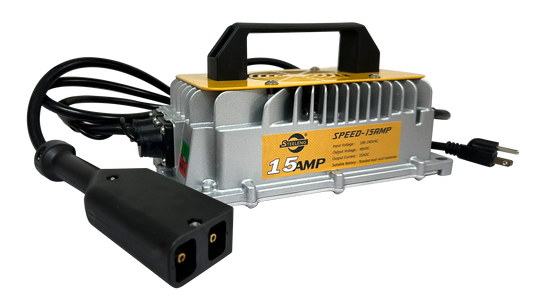 STEELENG 36V Charger EZGO TXT and RXV 15AMP, part CHEZ02