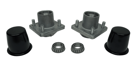 STEELENG Front Wheel Hub Kit w/Bearing Seals for EZGO TXT (2001.5-up), part FHTX01