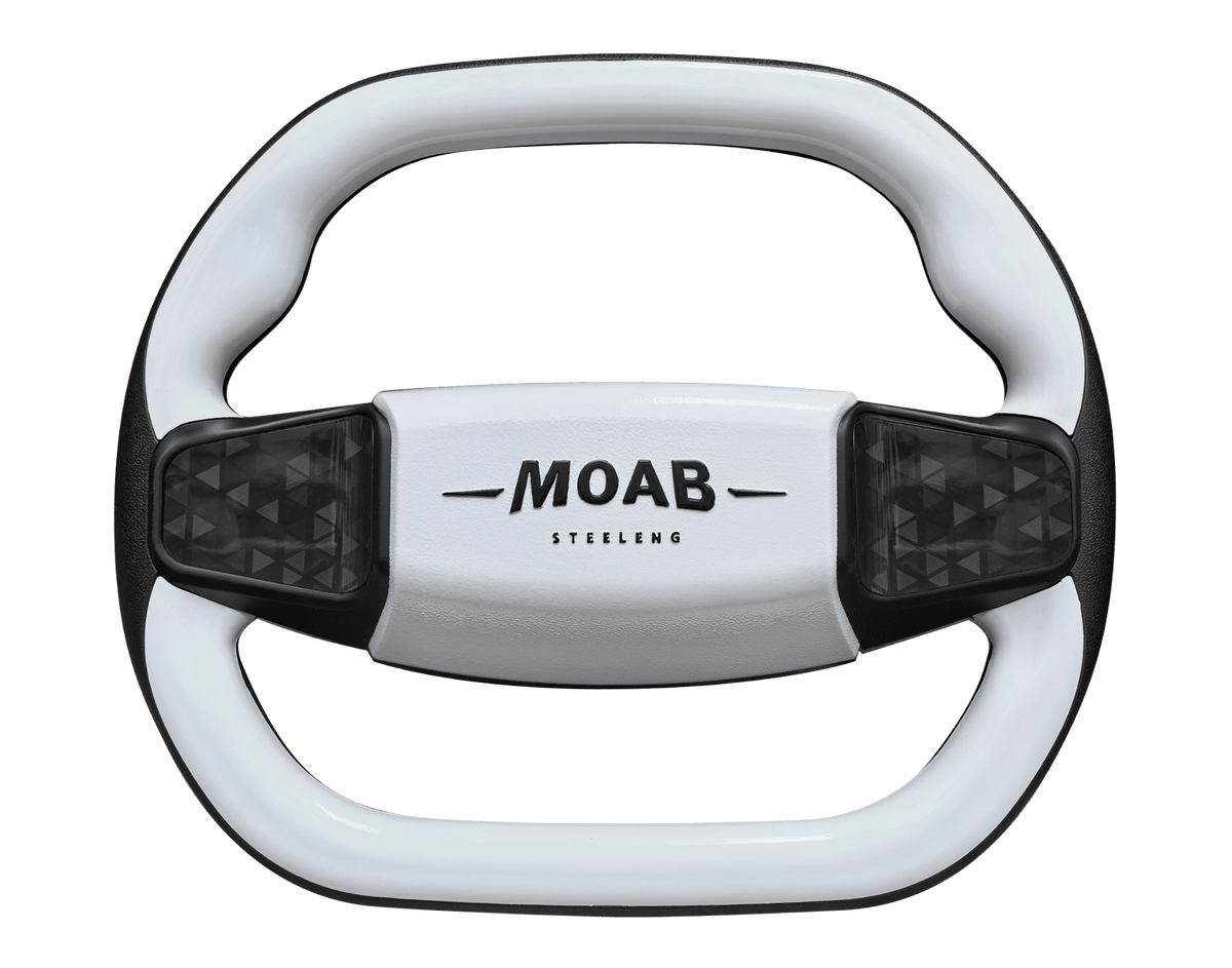 STEELENG MOAB Steering Wheel, Sport Version, White — second view, part WA0009