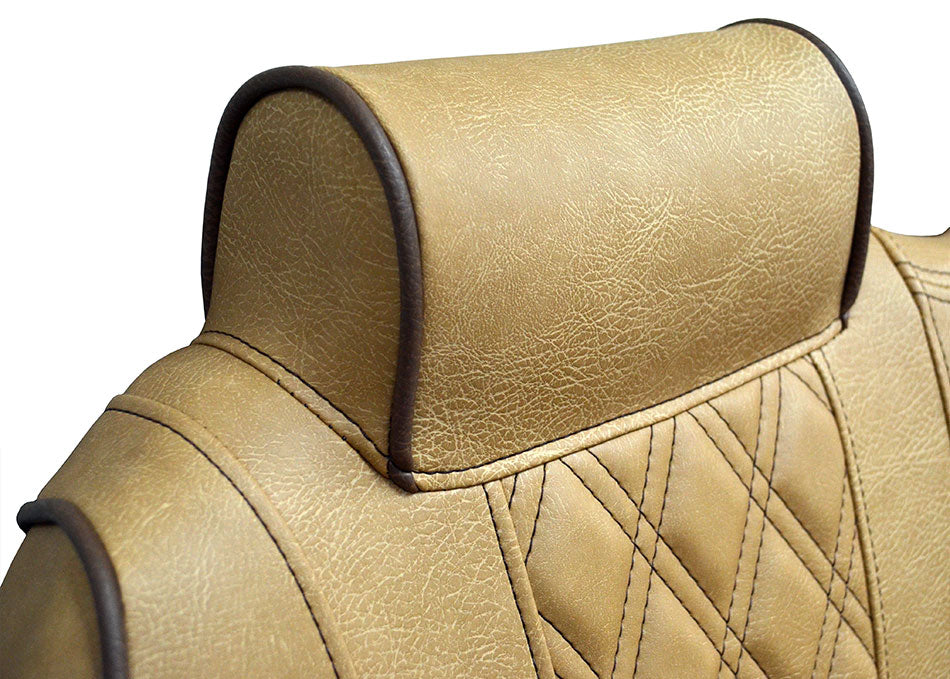 Exclusive Two-Tone High Back Seats with Headrest