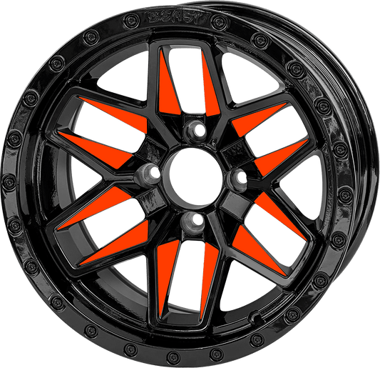 STEELENG 14-inch Orange Widow, Mounted Set of 4, part WH1434