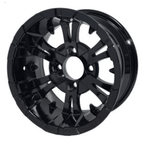 STEELENG 15-inch Vampire Glossy Black, Mounted Set of 4, part WH1502