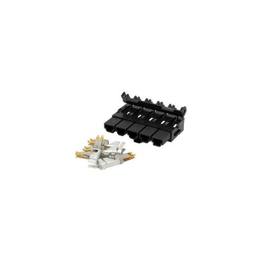 Sevcon DC/DC 5-pin connector & terminals kit—mating plug with crimp pins and seals for power, ground, enable, signal; OEM harness interface for clean installs.