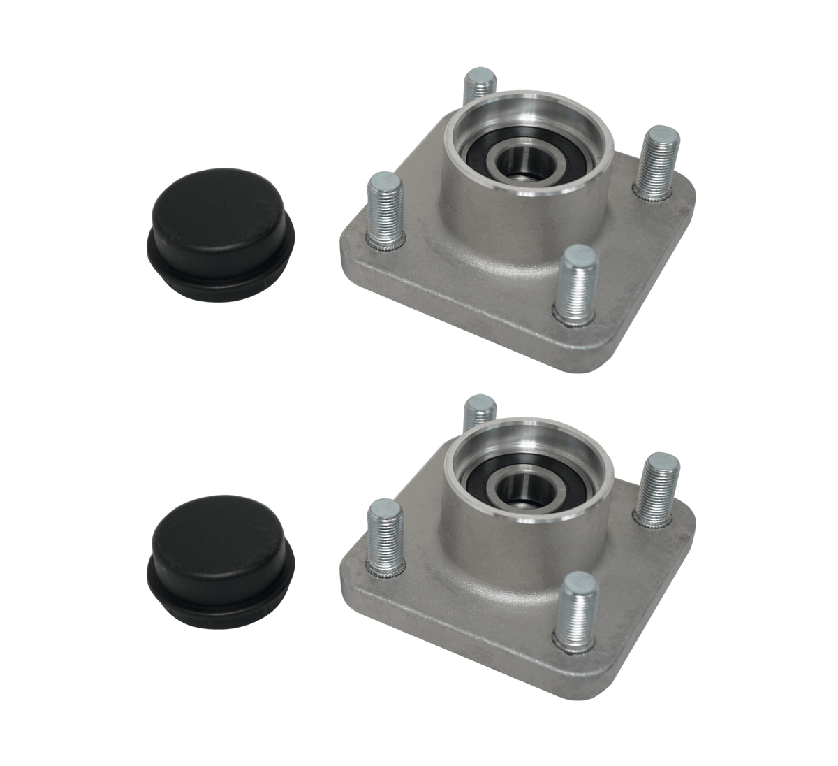 STEELENG Front Wheel Hub Kit w/Bearing Seals for EZGO RXV, part FHRX01