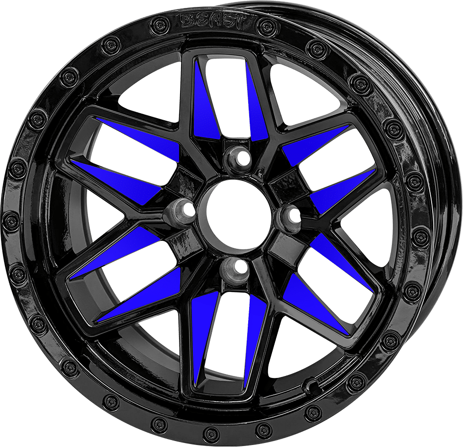 STEELENG 14-inch Blue Widow, Mounted Set of 4, part WH1432