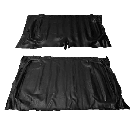 STEELENG Front Seat Cushion Cover Set, Black for EZGO TXT, part SCTX04