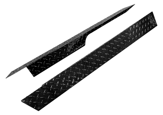 STEELENG Rocker Panels Black Diamond Plate for Club Car Tempo (2004-up) (Set of 2), part RPTP02
