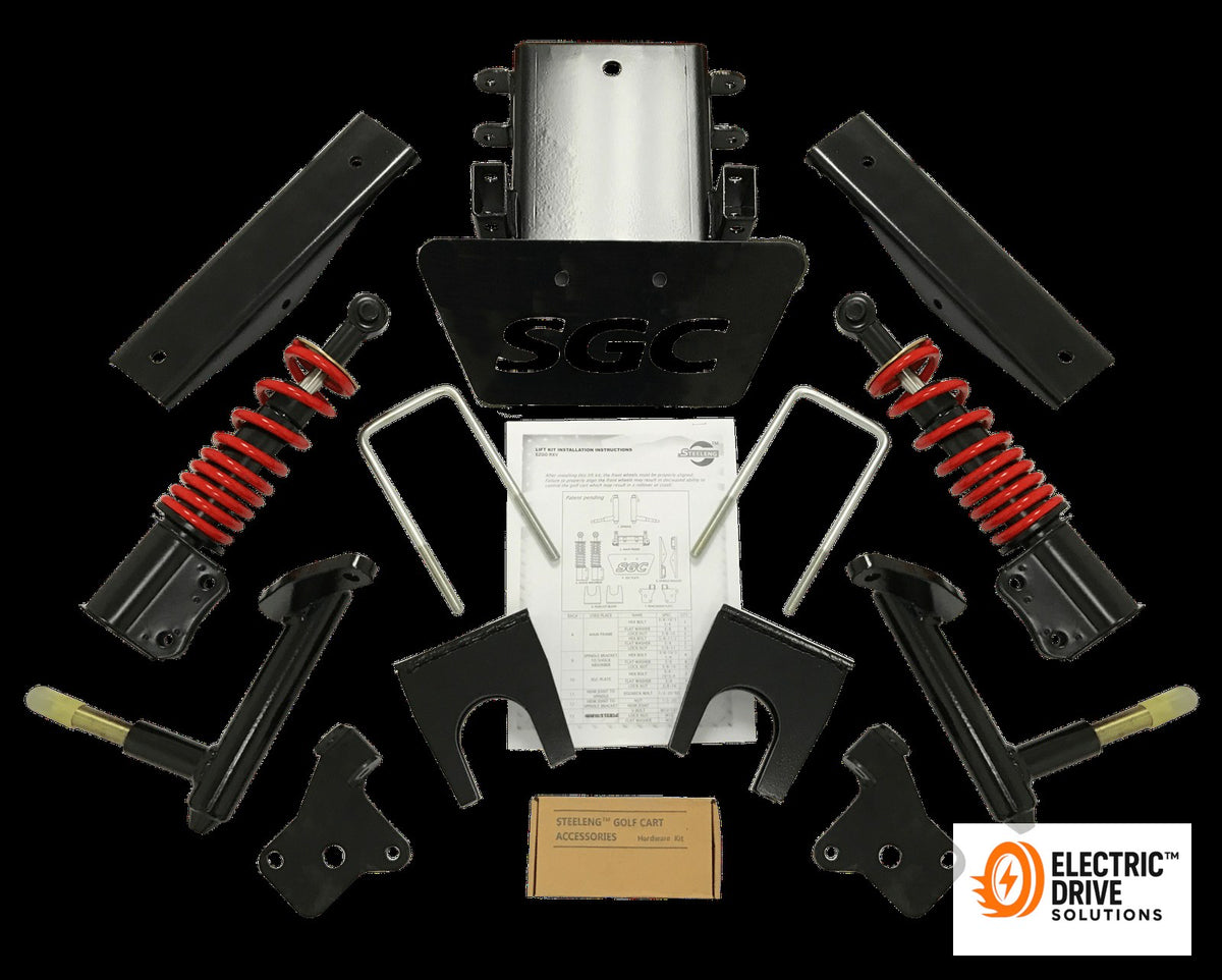 Lift Kit - 6" Heavy Duty Built-In Coil-Over Shock A-Arm for EZGO RXV 2008-2013 Elec/Gas… — Electric Drive Solutions