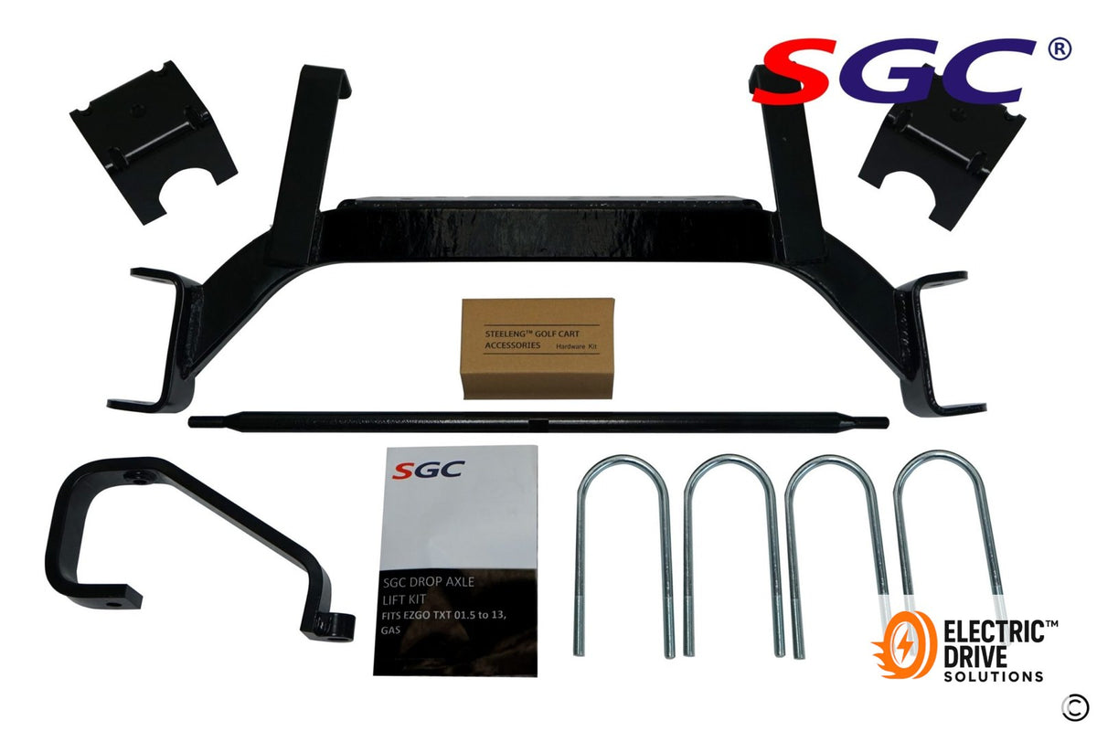 Lift Kit - 6" Drop Axle kit for EZGO TXT/PDS 2001.5-2008 Gas LKTX06 — Electric Drive Solutions