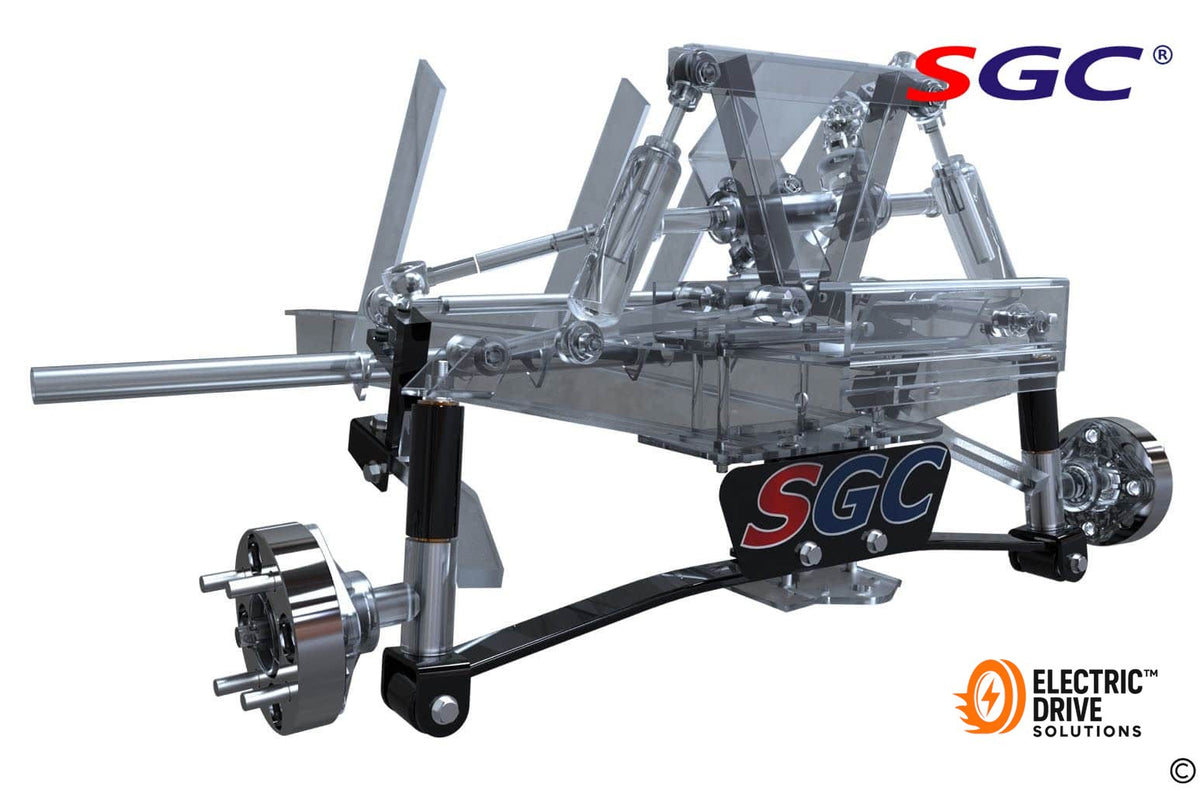 Lift Kit - 4" Block Spindle Extension for Club Car DS 1993+ LKDS03 — Electric Drive Solutions