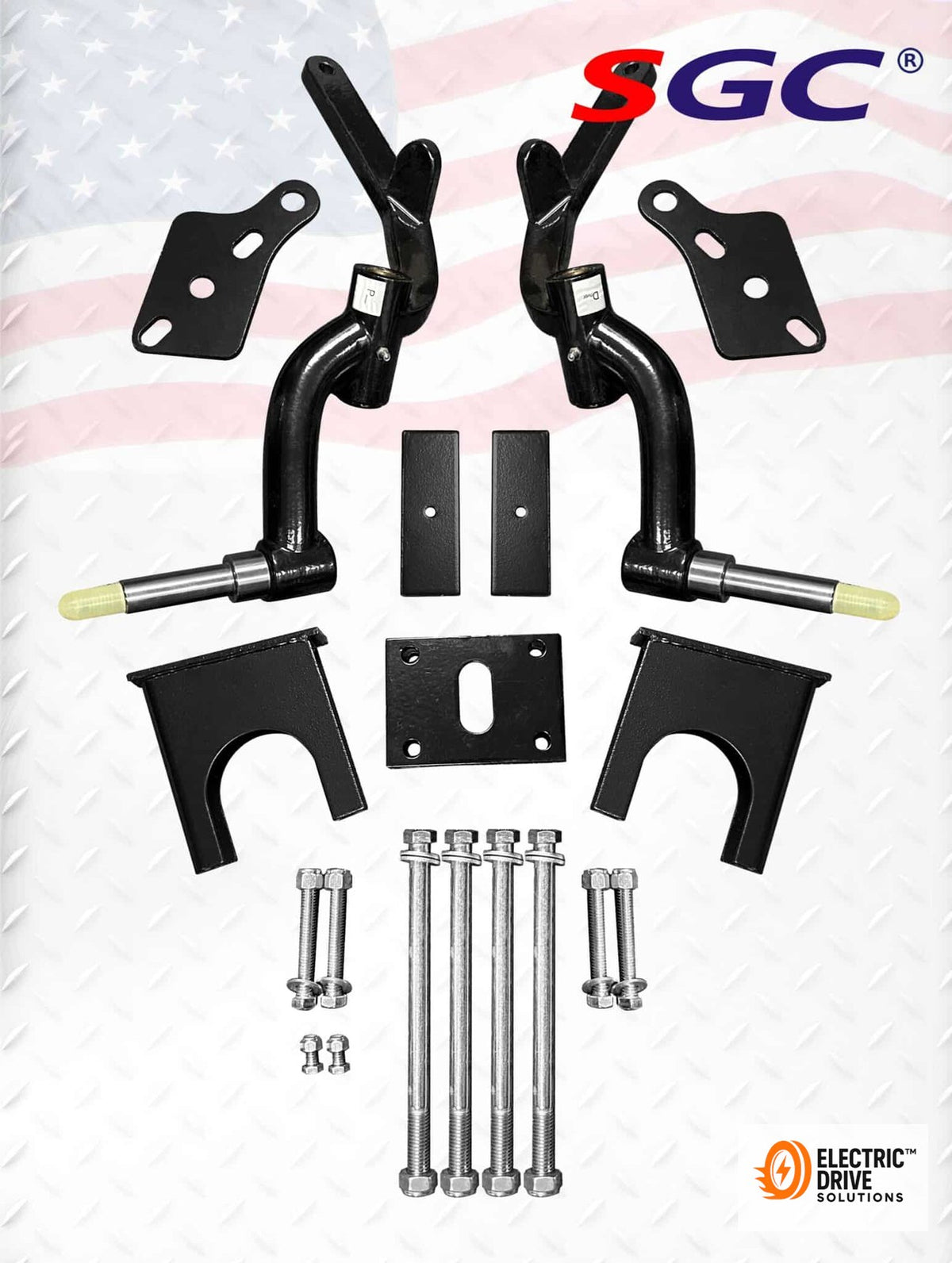 Lift Kit - 6" Spindle Lift Kit for Club Car DS 2004.5+ LKDS20 — Electric Drive Solutions