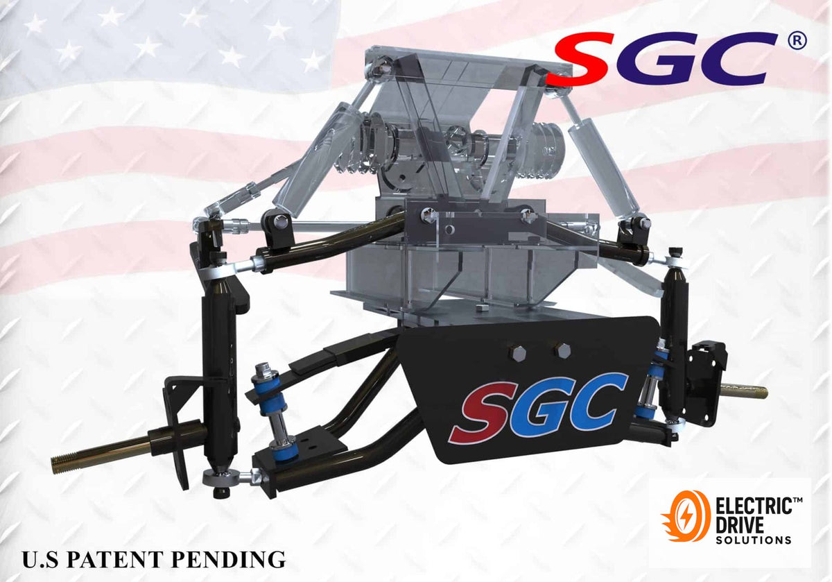 Lift Kit - 6" Heavy Duty Double A-Arm Suspension for Club Car Carryall/Villager 1996-20… — Electric Drive Solutions