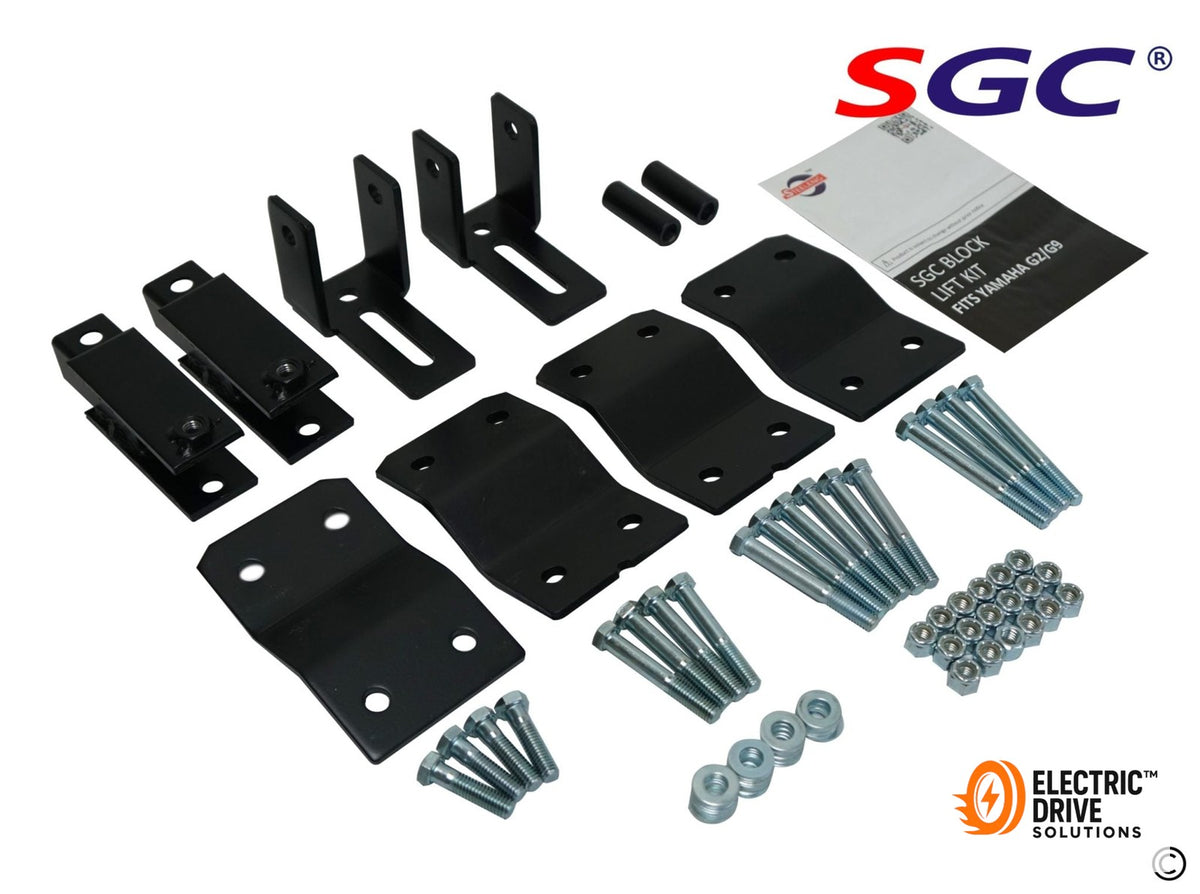 Lift Kit - 4" Block kit for Yamaha G2/ G9 Electric or Gas LKYM06 — Electric Drive Solutions