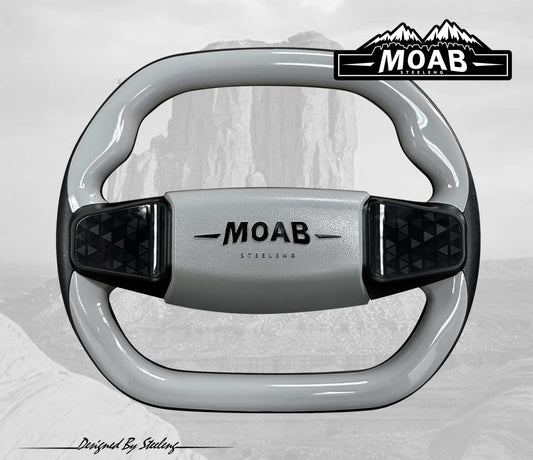 STEELENG MOAB Steering Wheel, Sport Version, Gray, part WA0010