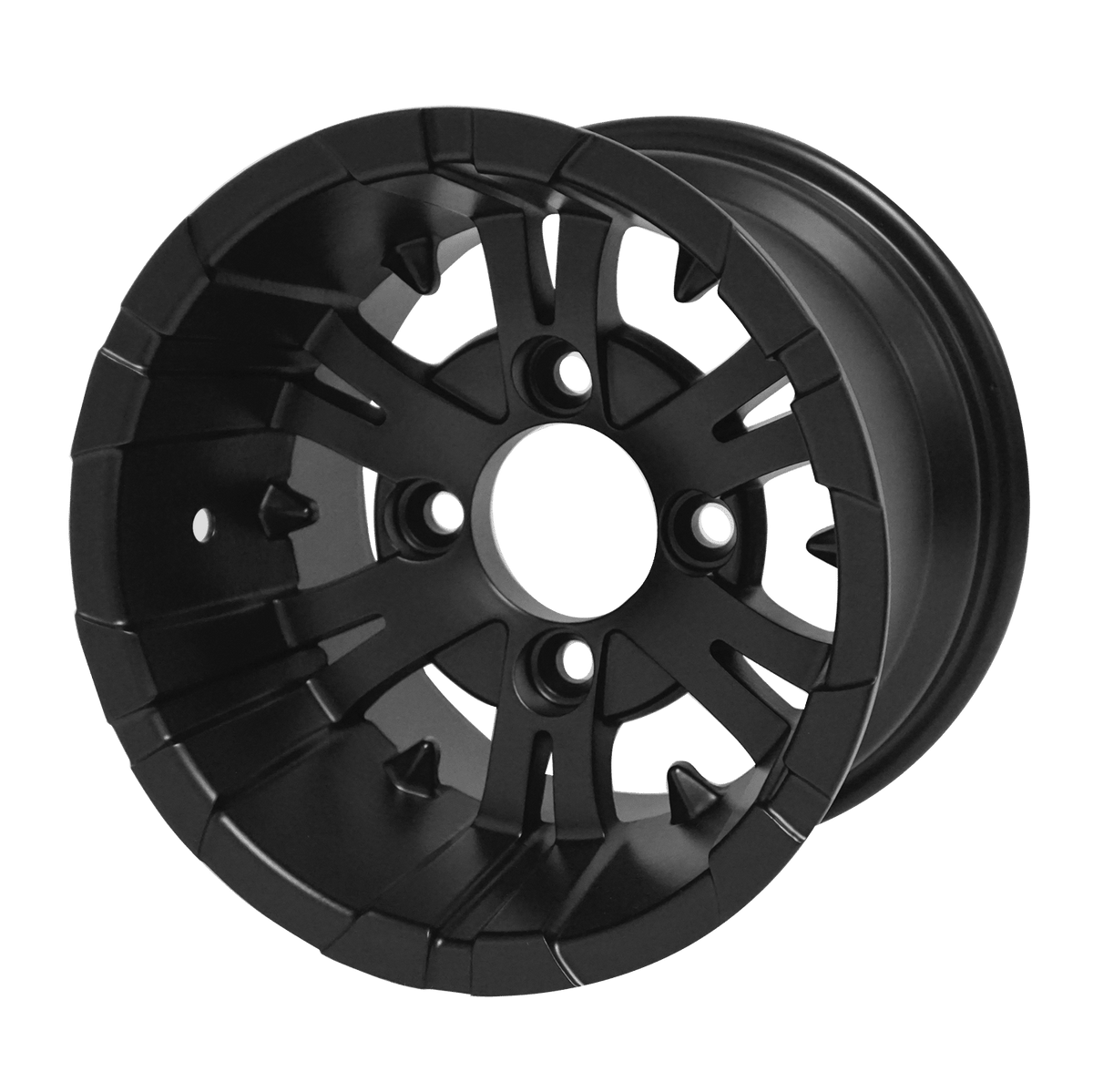 STEELENG 10-inch Vampire Matte Black, Mounted Set of 4, part WH1023