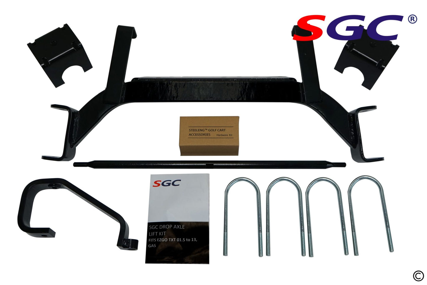 LKTX06  SGC Lift Kit - 6" Drop Axle kit for EZGO TXT/PDS (2001.5-2008) Gas