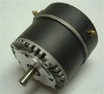 Motenergy ME0909 brush-type DC 4.8 kW continuous 48 VDC electric motor — front view