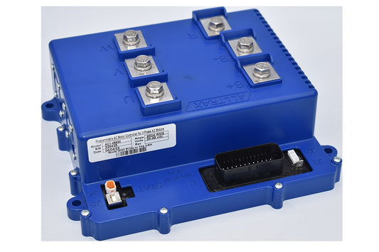 Alltrax AC1 650A motor controller — OEM Alltrax AC1 product photo (RXV family housing, same AC1 used for Yamaha G19/G22 replacement 88-AC1-72650-G19)