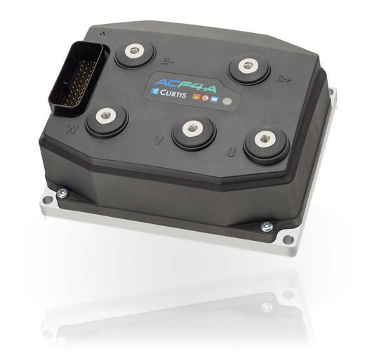 Curtis AC F4-A 24V 375A motor controller — dealer product photo (Tecknowledgey) matching F4-A-24375 family