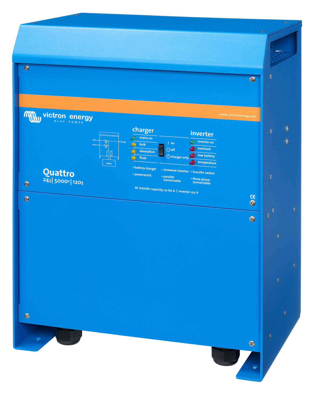 Victron Quattro 24/5000/120-100/100 120V - Victron Energy